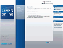 Tablet Screenshot of learnonline.ch