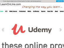 Tablet Screenshot of learnonline.com